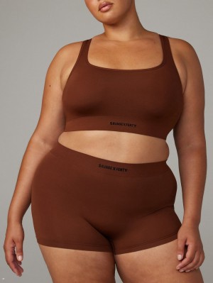 Savage X Fenty Seamless Hnede | AODP34987