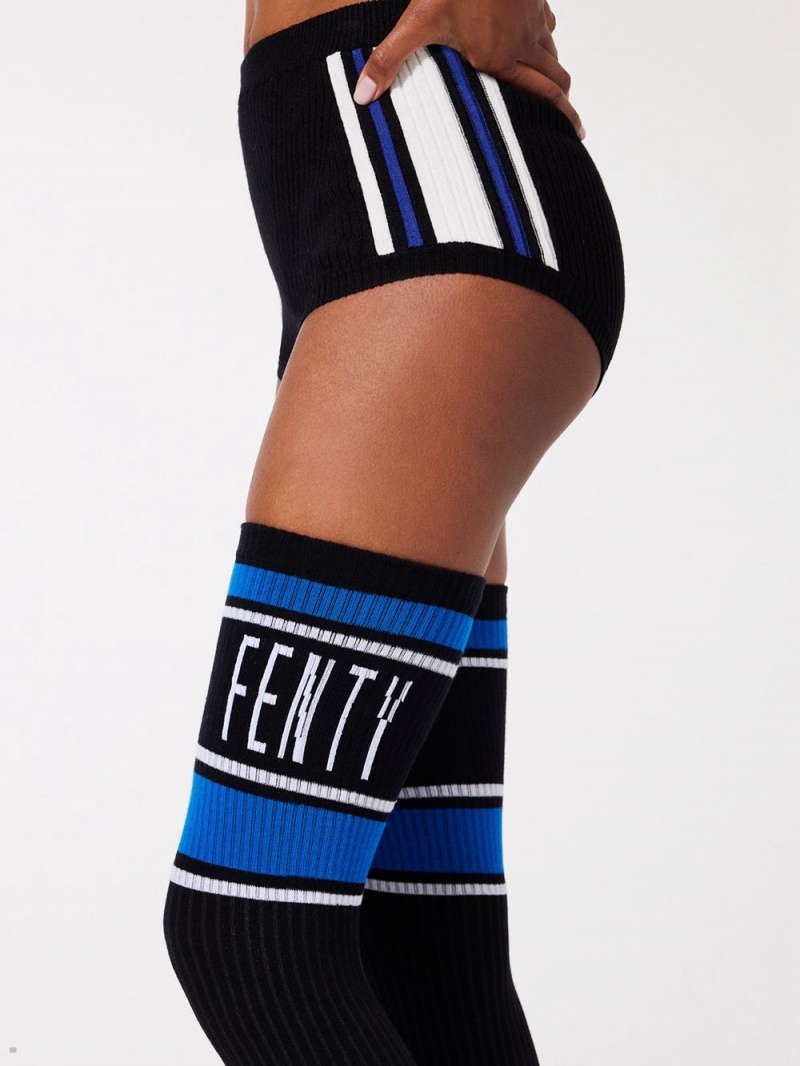 Savage X Fenty Classix Thigh-High Čierne Modre | FYIP13946