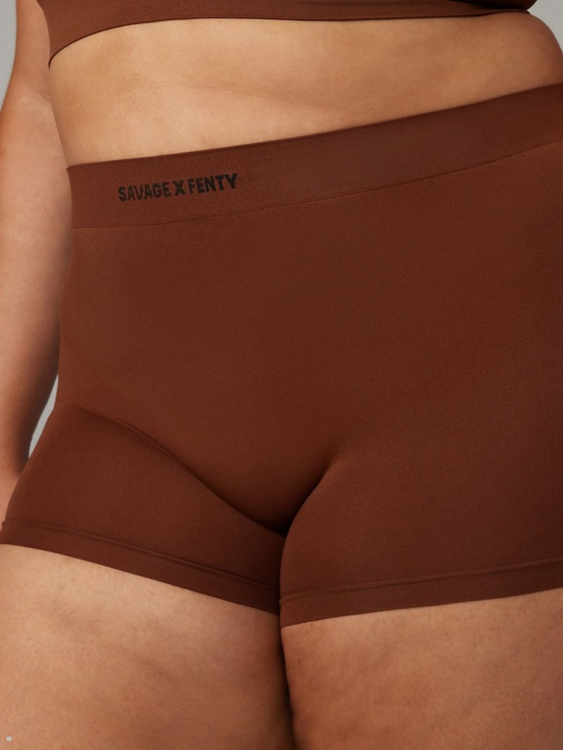 Savage X Fenty Seamless Hnede | AODP34987