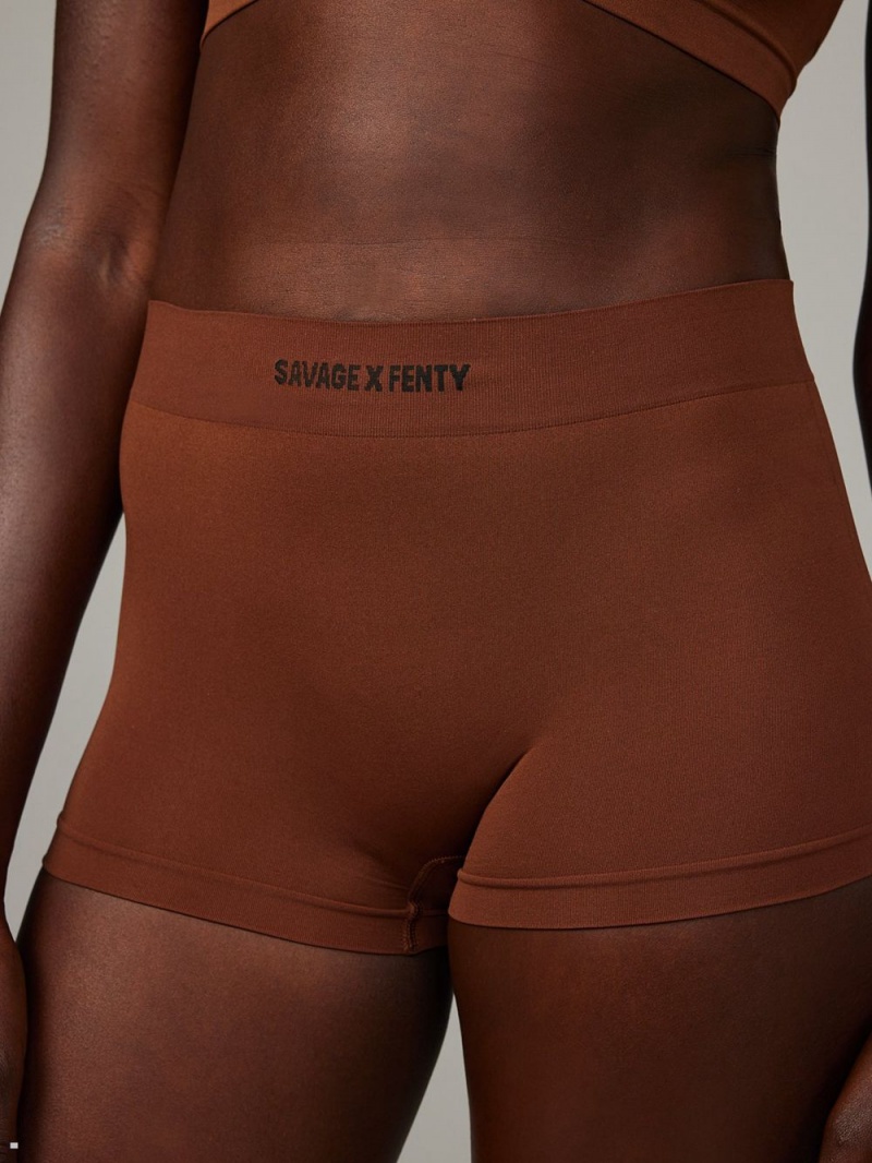 Savage X Fenty Seamless Hnede | FOPX56419